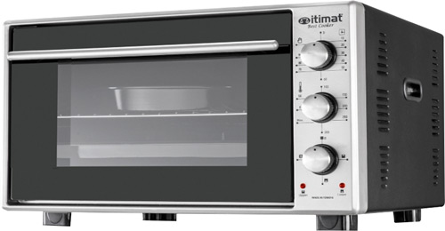 Jago® Forno Elettrico - 30/48/60 l, 1600/2000 W, con/senza Girarrosto,  Temperatura 100-230°C, Timer, Doppio Vetro, Luce Interna, con Teglia e  Griglia